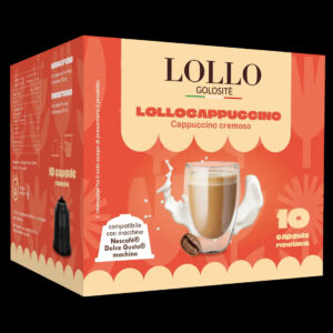 Lollo Cappuccino 10 Capsules compatible with Nescafè Dolce Gusto®